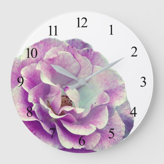 Roze Acryl Wandklok (Voorkant)