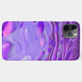 Roze Acrylkleurig Paars, vloeiend kunstschilderbaa Case-Mate iPhone Case (Achterkant (horizontaal))