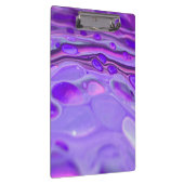 Roze Acrylkleurig Paars, vloeiend kunstschilderbaa Klembord (Rechts)