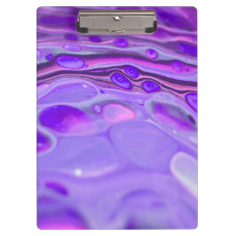 Roze Acrylkleurig Paars, vloeiend kunstschilderbaa Klembord