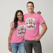 Roze Actormaskers T-shirt (Unisex)