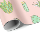 Roze actus printpapier cadeaupapier (Rol Hoek)