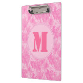 Roze ACU Camo Camoufla Monogram Initiaal Clip Boar Klembord (Links)