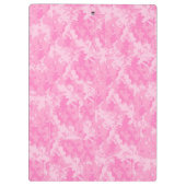 Roze ACU Camo Camoufla Monogram Initiaal Clip Boar Klembord (Achterkant)