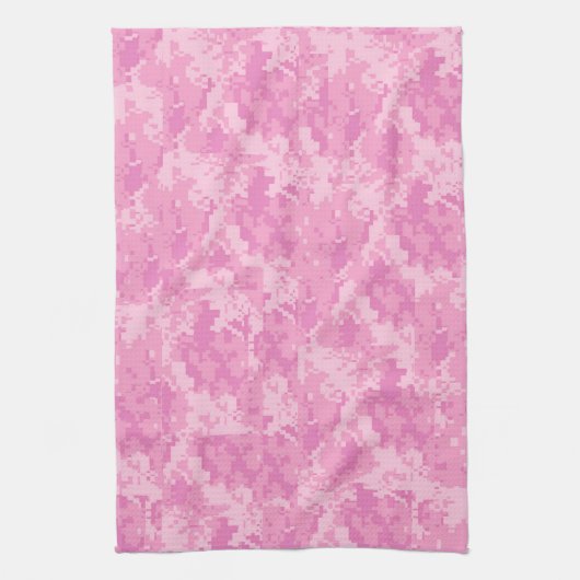 Roze ACU Camo Camouflage Girly Keuken Schotel Hand Theedoek (Verticaal)