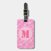 Roze ACU Camo Camouflage Meisje Monogram Bagagelab Bagagelabel (Voorkant verticaal)