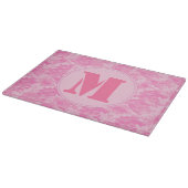 Roze ACU Camoufl Monogram Glazen snijvlak Snijplank (Hoek)