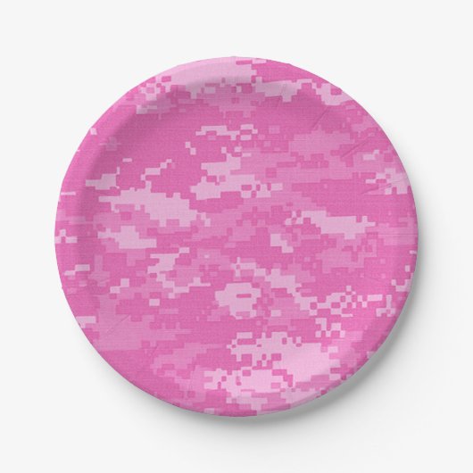 Roze ACU Camouflage Borden Papieren Bordje (Voorkant)