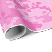 Roze ACU Camouflage Wrapppapier Cadeaupapier (Rol Hoek)