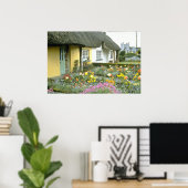 Roze Adare, Limerick-bloemen Poster (Thuiskantoor)