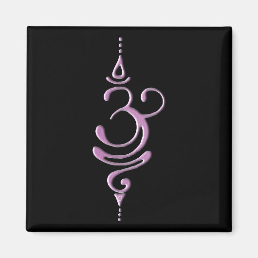 Roze Ademhalen Magneet (Voorkant)