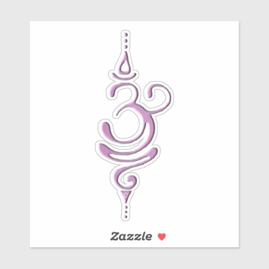Roze Ademhalen Sticker (Vel)