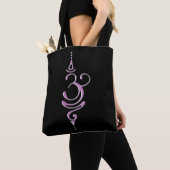 Roze Ademhalen Tote Bag (Dichtbij)