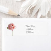 Roze Adresetiketten Etiket (Insitu)