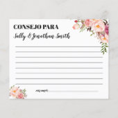 Roze advies voor de tweetalige kaart voor de douch (Achterkant)