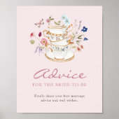 Roze Adviesposter Poster (Voorkant)