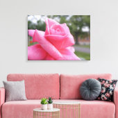 Roze afbeelding canvas afdruk (Insitu (Woonkamer))