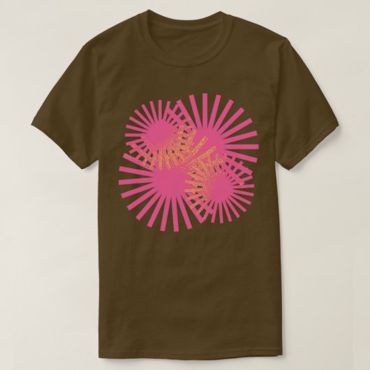 Roze afbeelding t-shirt (Design voorkant)