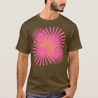 Roze afbeelding t-shirt