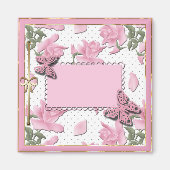 Roze afdekking magneet (Voorkant)