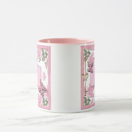 Roze afdekking mok (Midden)