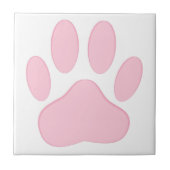 Roze afdruk tegeltje (Voorkant)