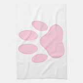 Roze afdruk theedoek (Verticaal)