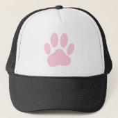 Roze afdruk trucker pet (Voorkant)