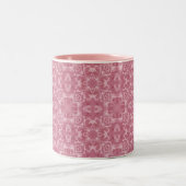 Roze afdrukMok Tweekleurige Koffiemok (Center)