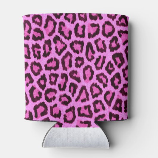 Roze afdrukpatroon blikjeskoeler (Achterkant)