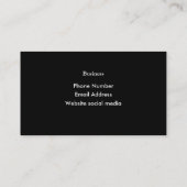 Roze afdrukpatroon visitekaartje (Achterkant)