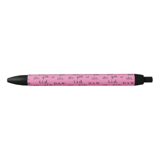 Roze afkortingen Pen