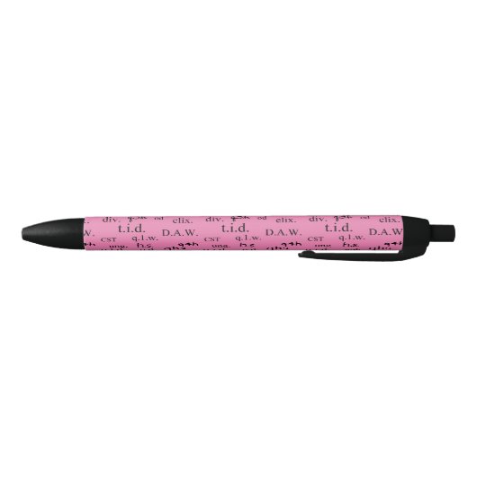 Roze afkortingen Pen (Bodem)