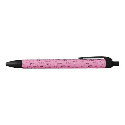 Roze afkortingen Pen (Bovenkant)