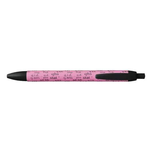 Roze afkortingen Pen (Achterkant)