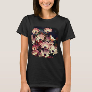 Roze Afrikaanse Madeliefjes Bloemrijke Natuur T-shirt