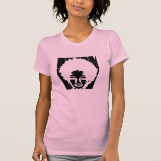 Roze Afro Natural Headed Girl T-shirt