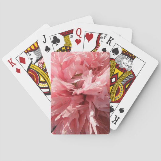  roze afspeelkaarten pokerkaarten (Achterkant)