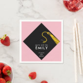 Roze Afstuderen 2025 Servet (Insitu)