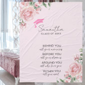 Roze Afstuderen deken