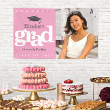 Roze afstuderen foto grijs pet eenvoudig vet moder