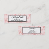 Roze Afstuderen Invoegen Naam Kaart Contactkaartje (Voorkant / Achterkant)