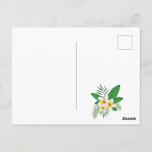 Roze Afstuderen van de Beach van Flamingo Dank u Briefkaart (Achterkant)