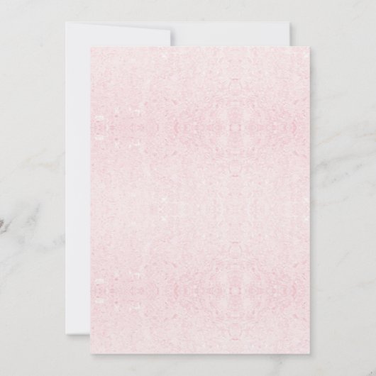 Roze Afstuderen voor medisch recept Kaart (Achterkant)