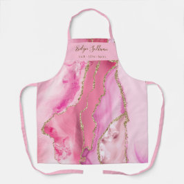 Roze Agaat Beauty Professioneel schort