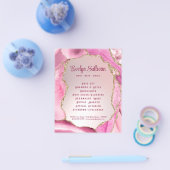 Roze Agaat Faux Folie Flyer (Enkel)