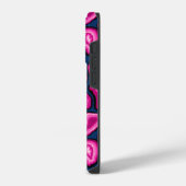 Roze agaat plakjes iPhone hoesje (Linkerkant)
