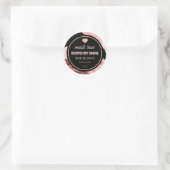 Roze Agaat Soja Kaars Labels (Tas)