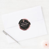 Roze Agaat Soja Kaars Labels (Envelop)