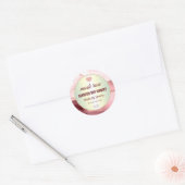 Roze Agaat Soja Kaars Product Labels (Envelop)